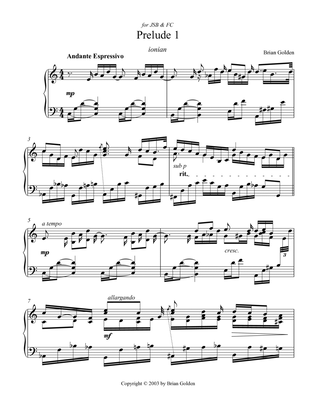 Prelude 1 in C Major Ionian