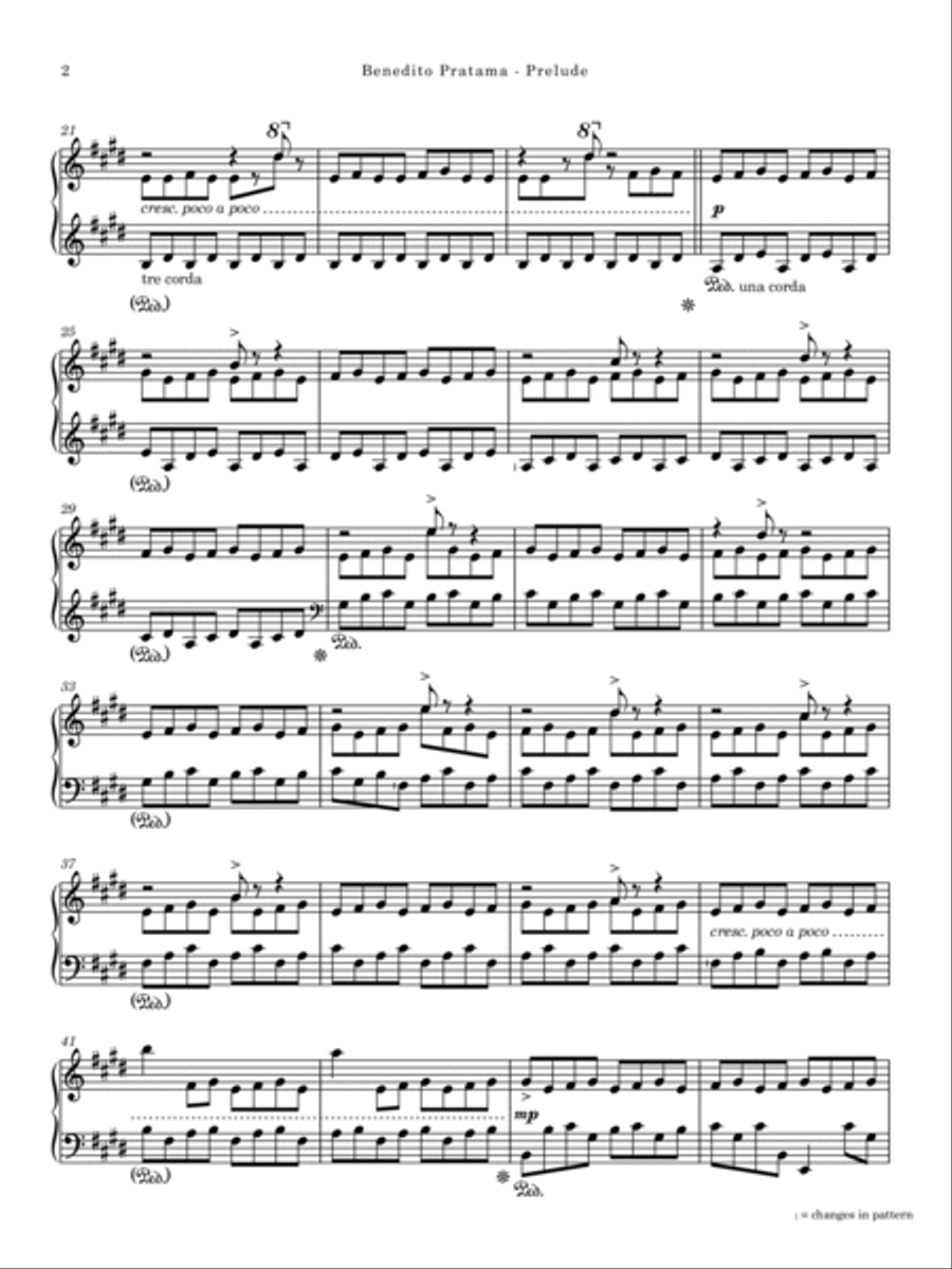 Prelude Piano Solo scores gallery preview page 2