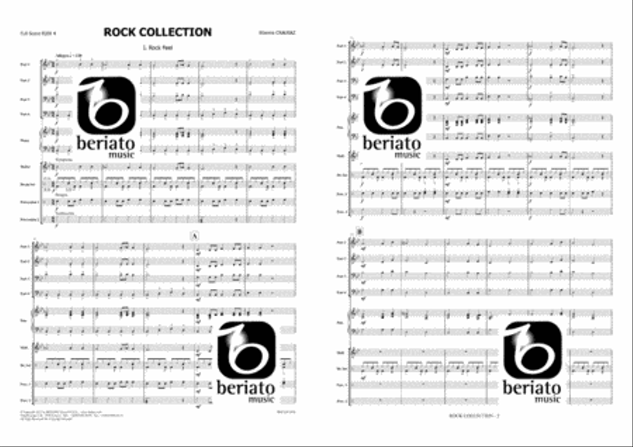 Rock Collection Concert Band scores gallery preview page 2