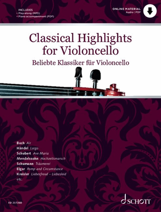 Book cover for Classical Highlights for Violoncello