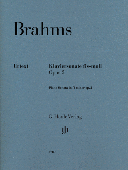 Johannes Brahms: Piano Sonata in F-Sharp Minor, Op. 2