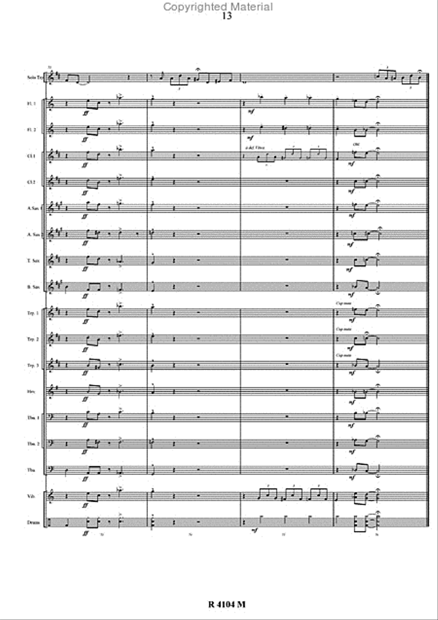 Miss Celie'S Blues Marching Band scores gallery preview page 3