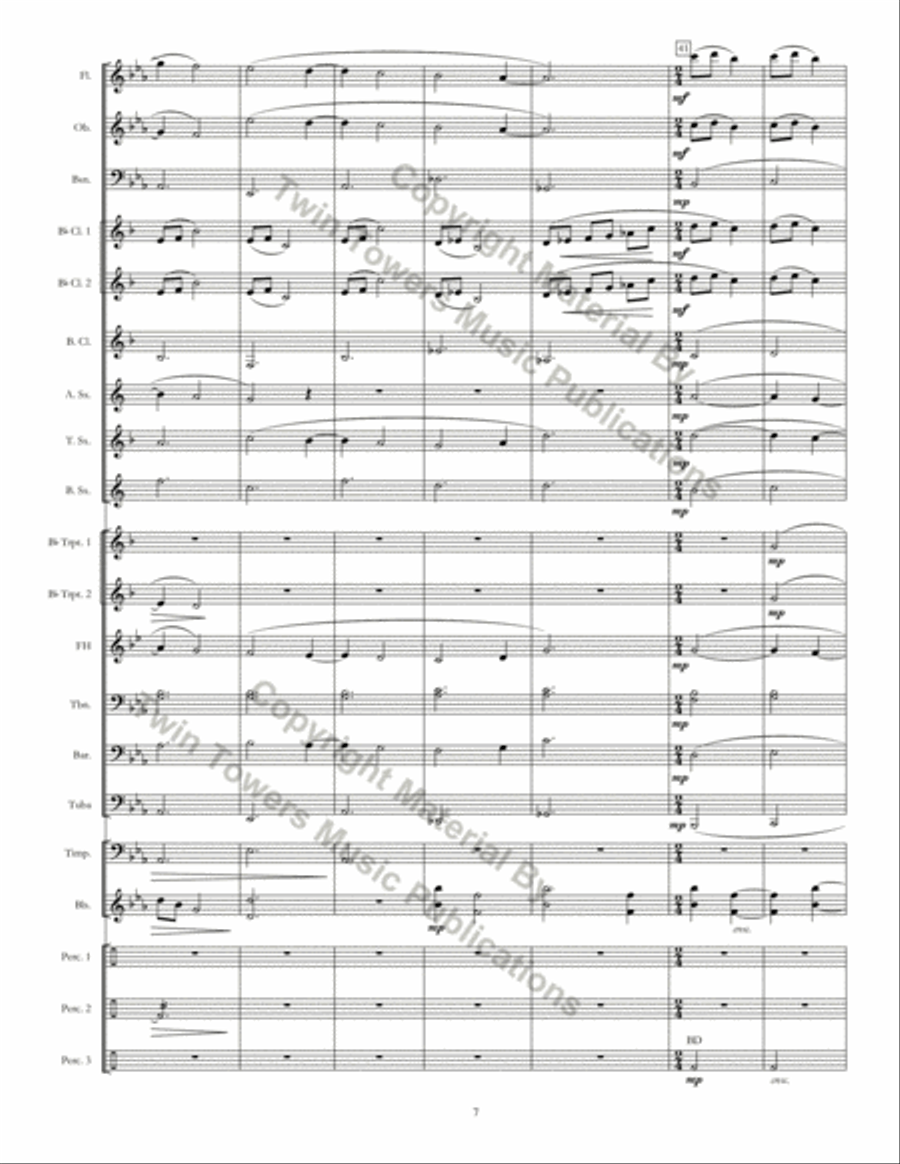 Grazioso Concert Band scores gallery preview page 8
