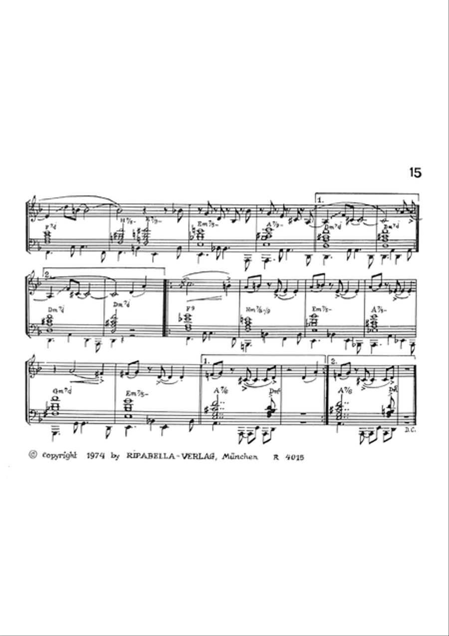 He Man's Bossa Piano Solo scores gallery preview page 4