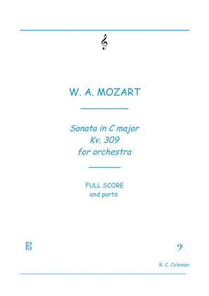 Mozart Sonata kv. 309 for Orchestra