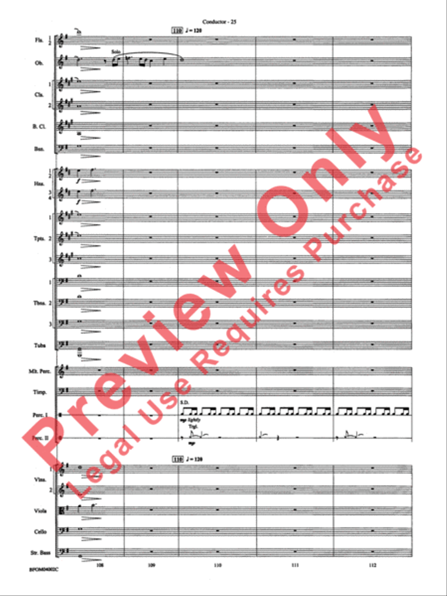 Prairiesong Full Orchestra scores gallery preview page 28