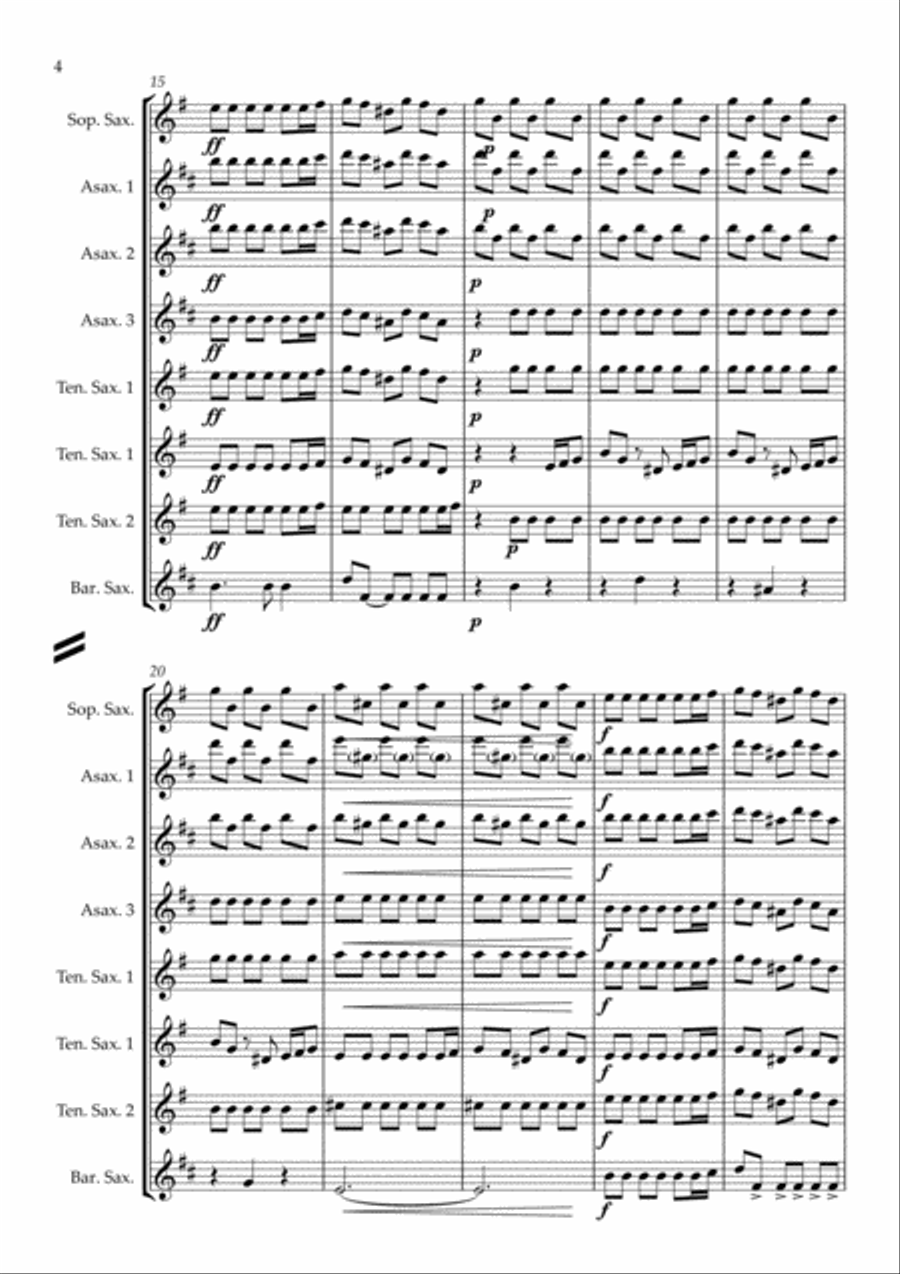 Star Trek Main Theme Star Trek Main Theme Woodwind Quintet scores gallery preview page 4