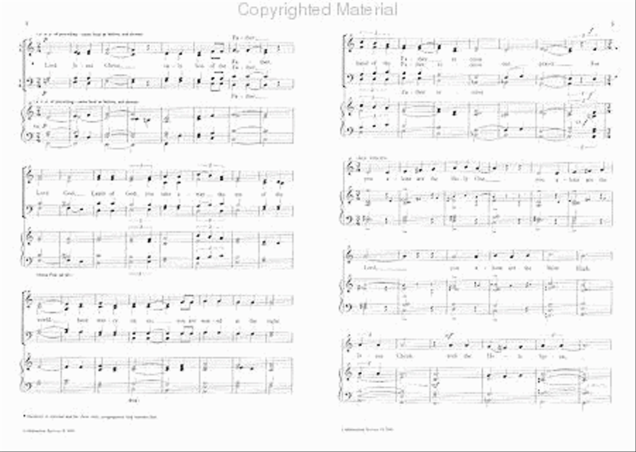 Communion Service (ASB Rite A/RC ICEL text) 4-Part scores gallery preview page 2