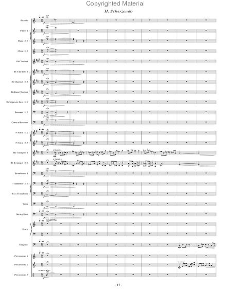 Music for Music - STUDY SCORE ONLY Concert Band scores gallery preview page 8