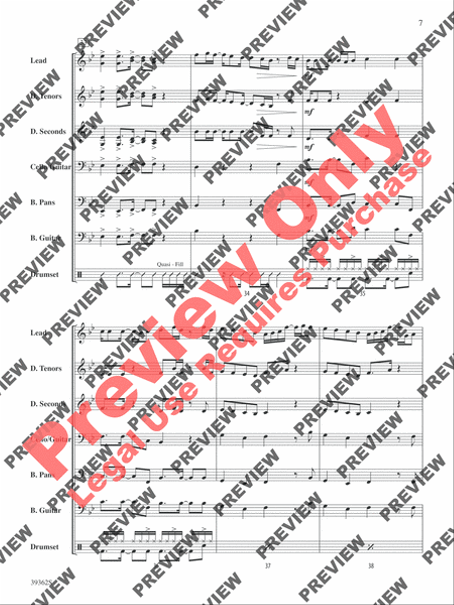 The Flamingo Steel Drum Band scores gallery preview page 8