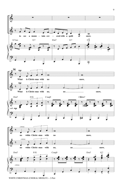 White Christmas (Choral Medley) (arr. Mac Huff)