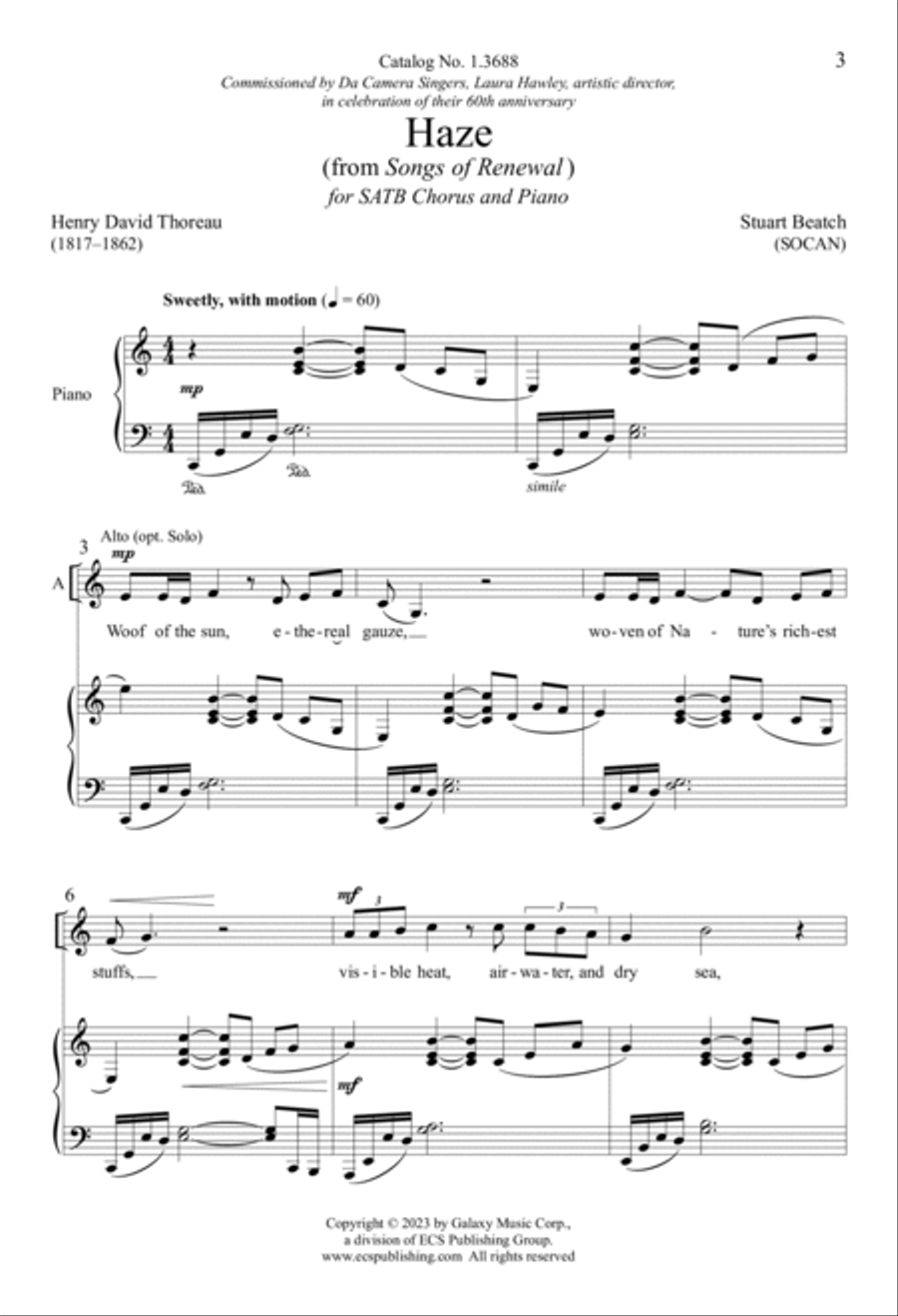 Haze 4-Part scores gallery preview page 3