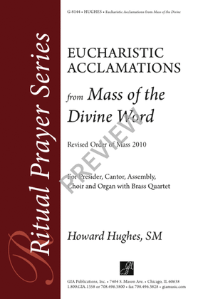 Book cover for Eucharistic Acclamations from "Mass of the Divine Word"