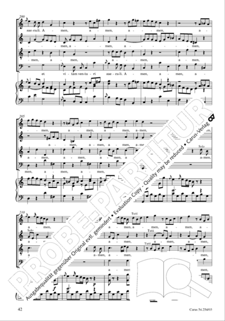 Missa Sancti Hieronymi 4-Part scores gallery preview page 43