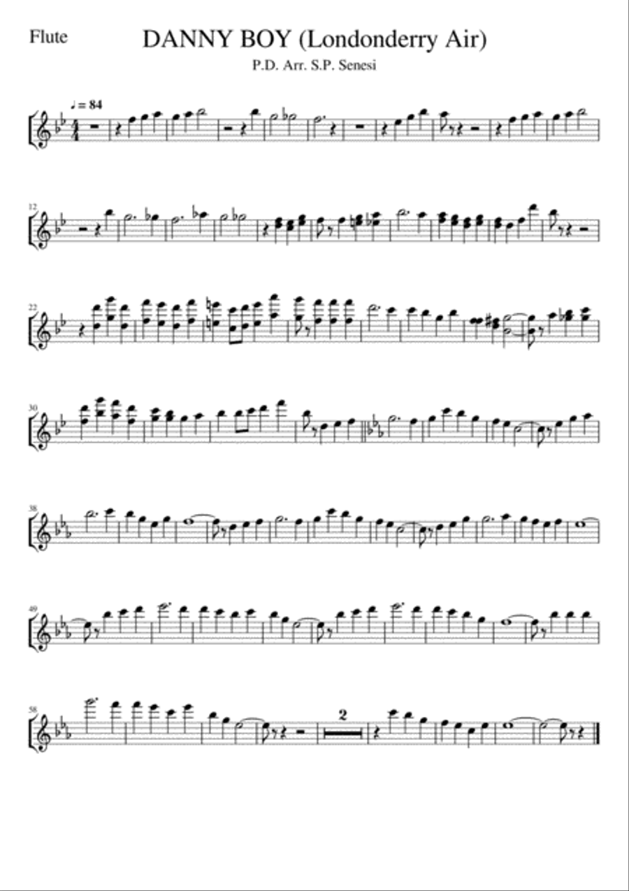 Danny Boy (Londonderry Air) Chamber Orchestra scores gallery preview page 5