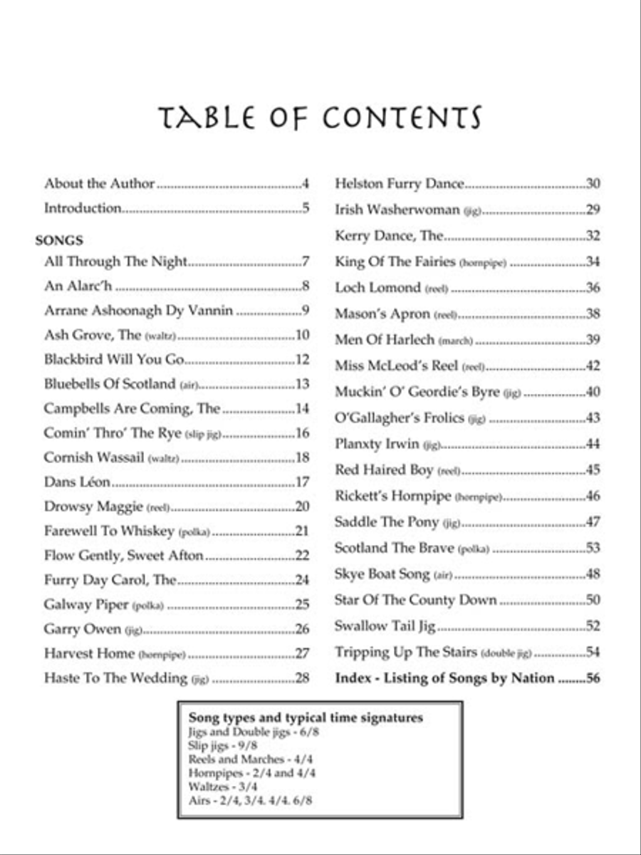 Celtic Songs for the Tenor Banjo Acoustic Guitar scores gallery preview page 3