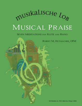 Book cover for Musikalische Lob: Musical Praise