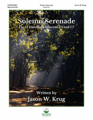 Book cover for Solemn Serenade for 12 handbells