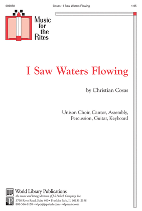 Book cover for I Saw Waters Flowing