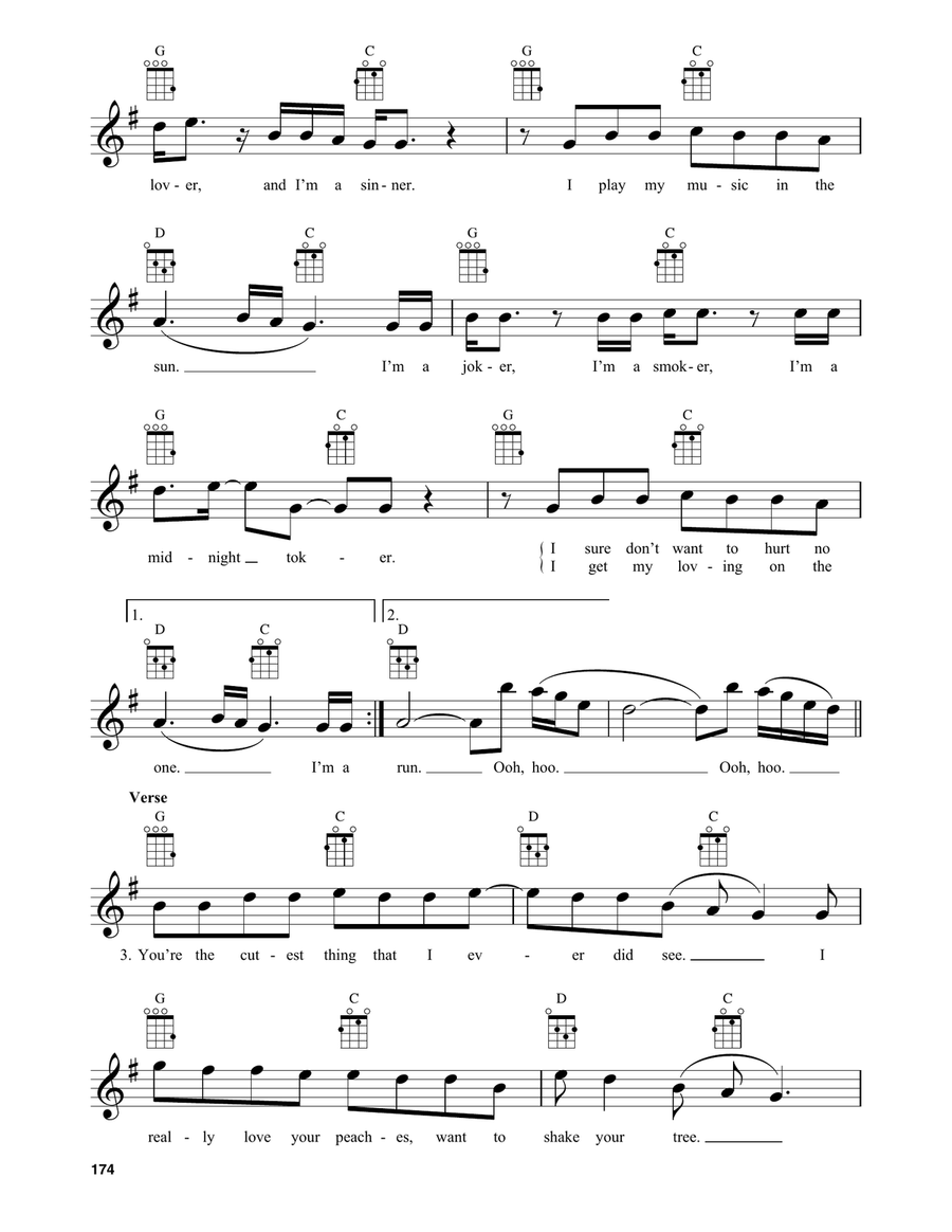 The Joker The Joker Baritone Ukulele scores gallery preview page 2