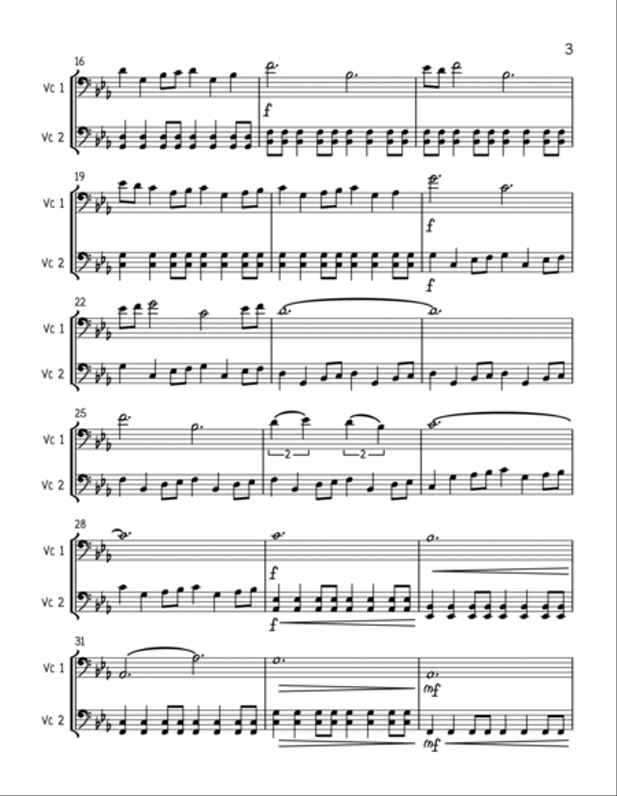 Game Of Thrones String Duet scores gallery preview page 3