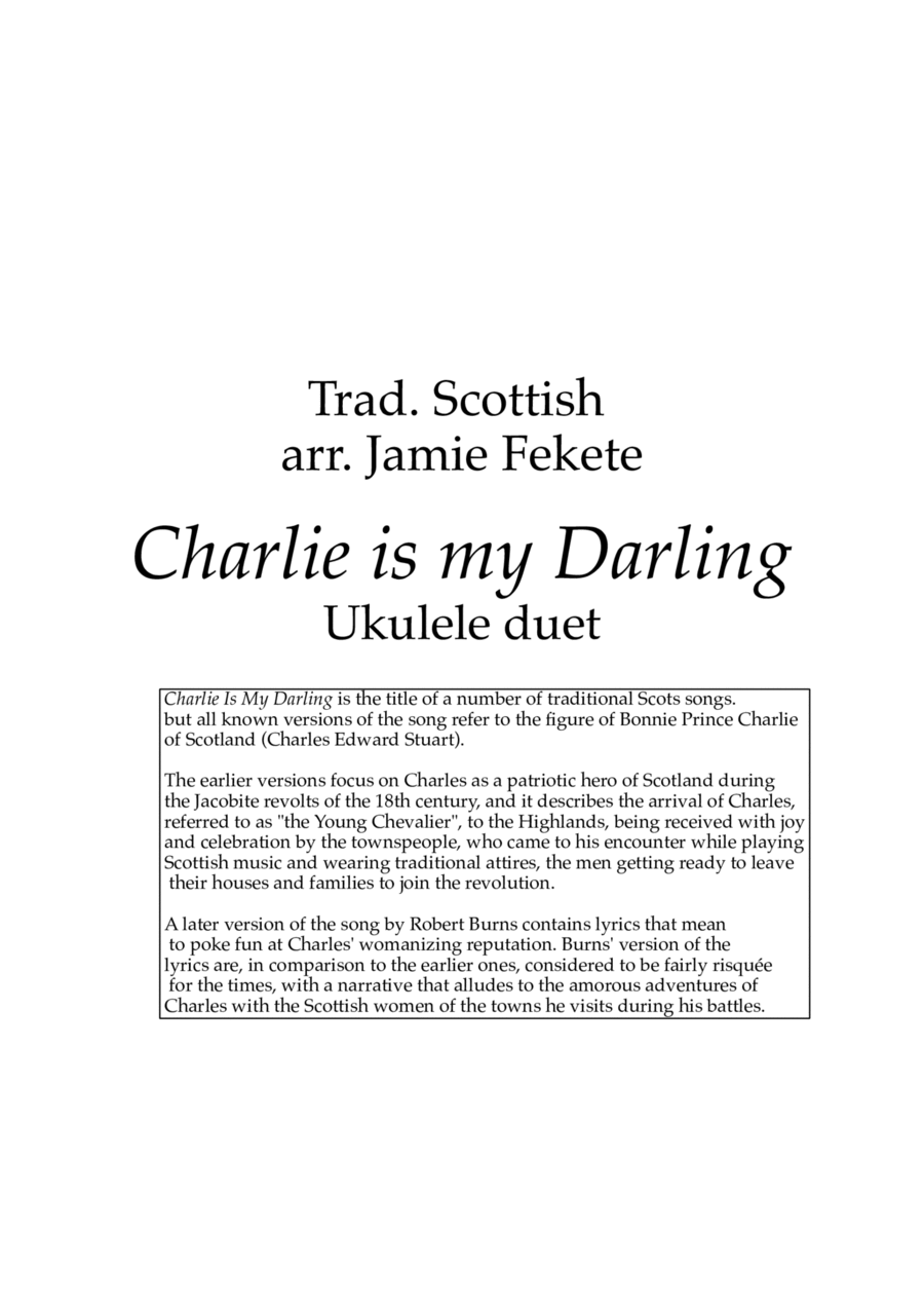 Charlie is my Darling Ukulele scores gallery preview page 1
