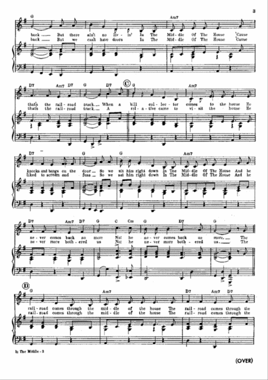 In The Middle Of The House Voice scores gallery preview page 3