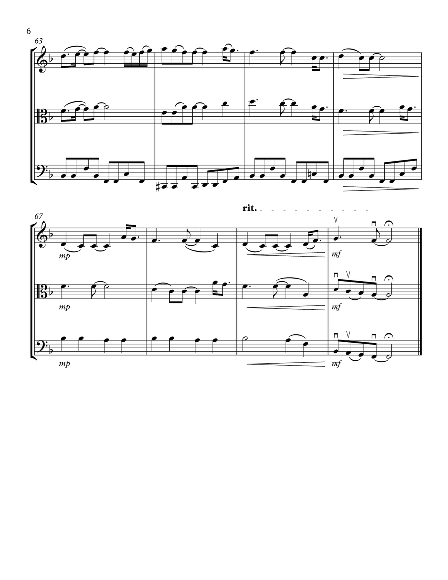 If I Could Fly String Trio scores gallery preview page 6