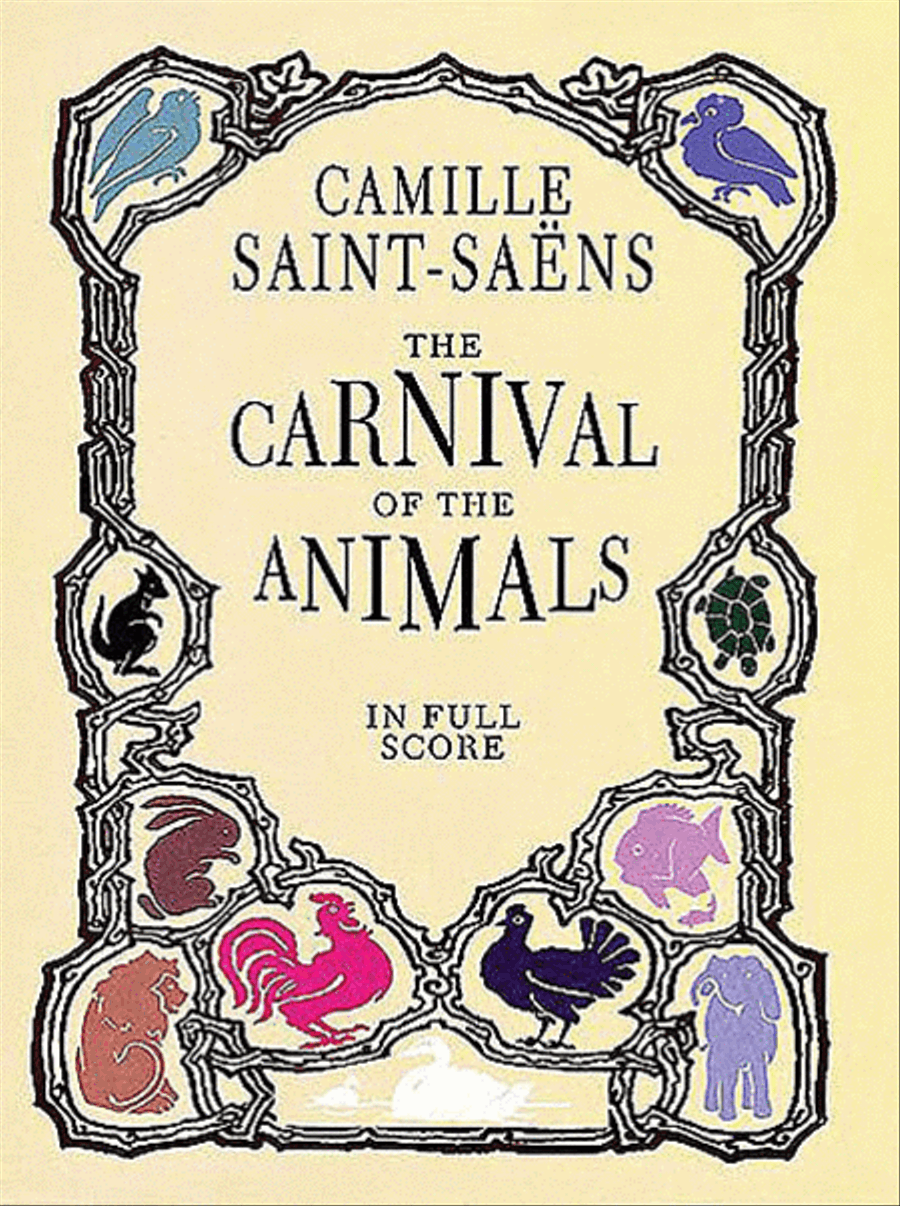 The Carnival of the Animals in Full Score Full Orchestra scores gallery preview page 1