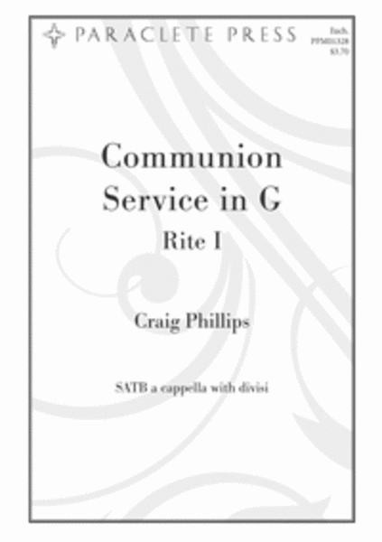 Communion Service in G: Rite I image number null