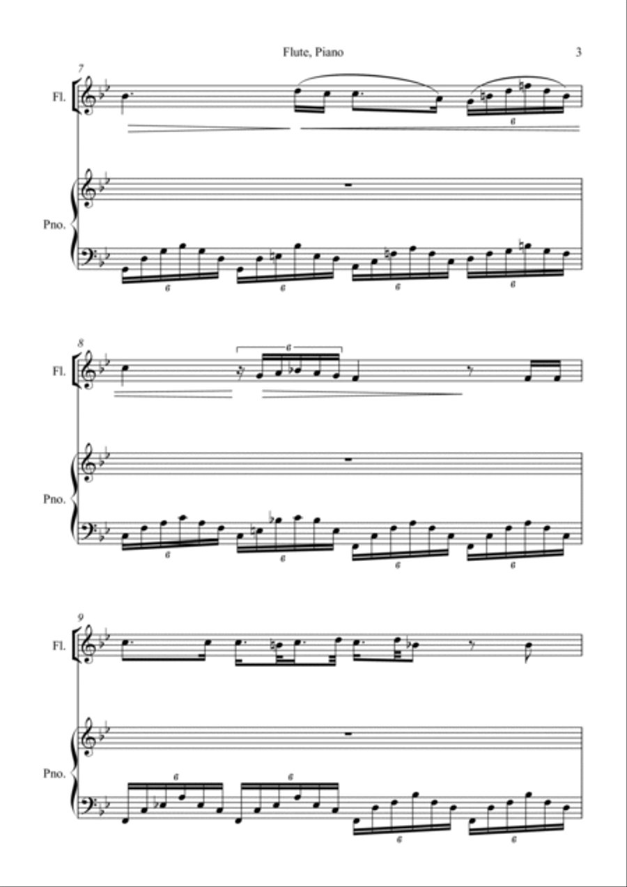 Ave Maria For Flute Flute scores gallery preview page 3