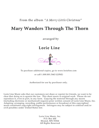 Mary Wanders Through The Thorn