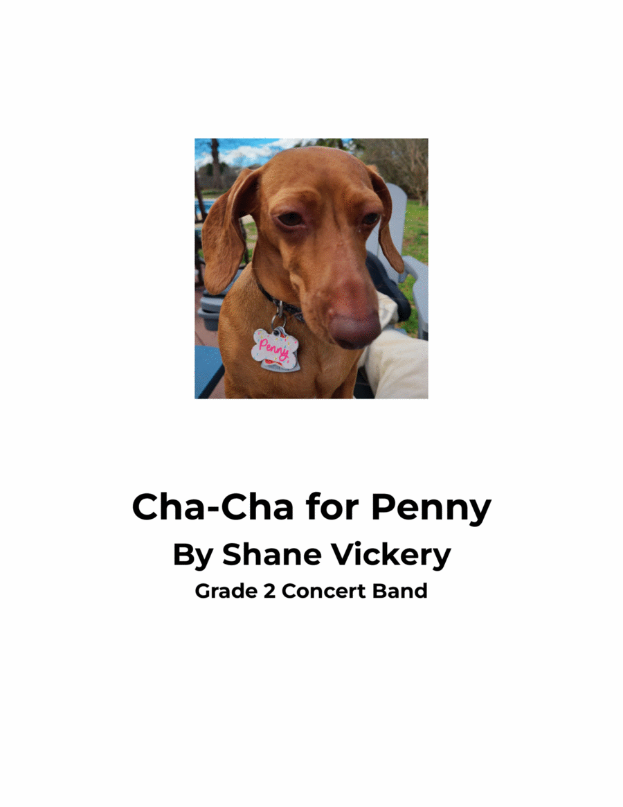 Cha-Cha for Penny Cha-Cha for Penny Concert Band scores gallery preview page 1