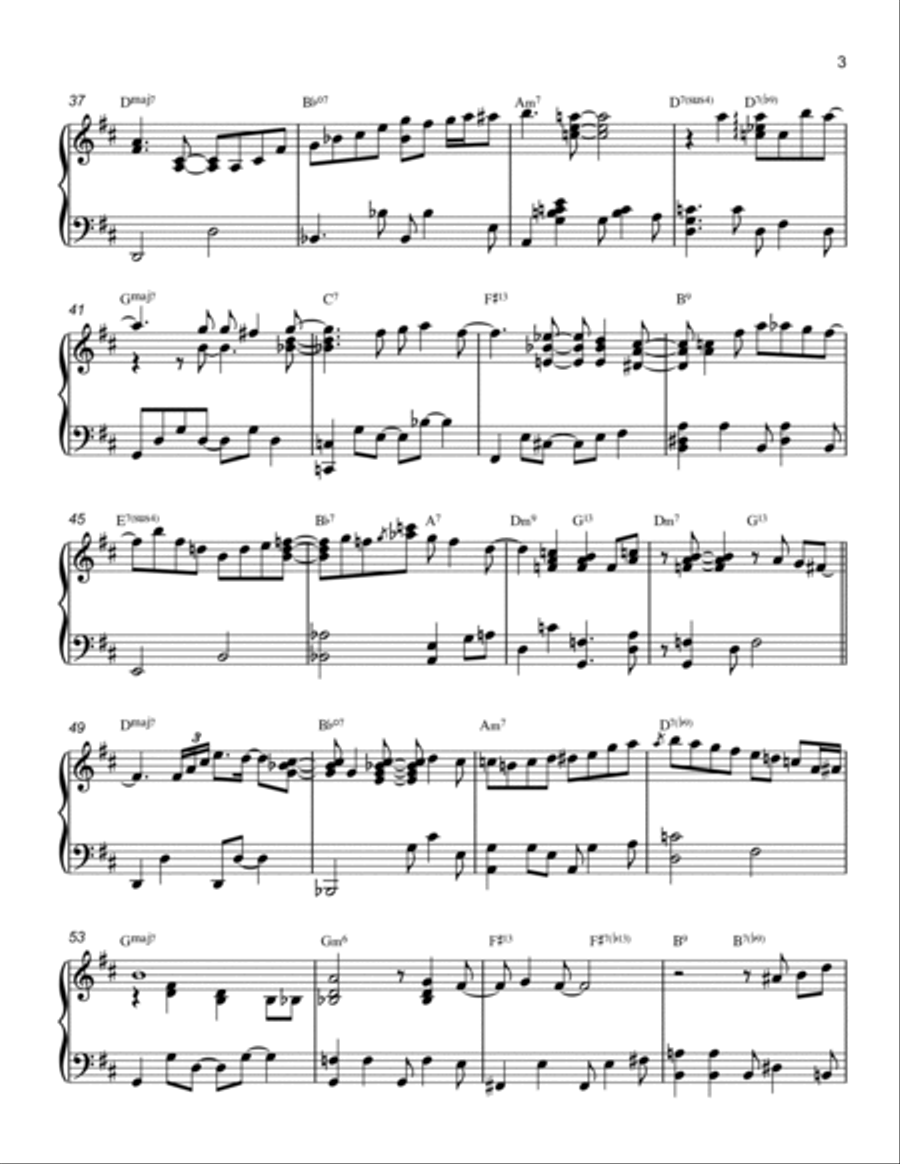 Wave Piano Solo scores gallery preview page 3