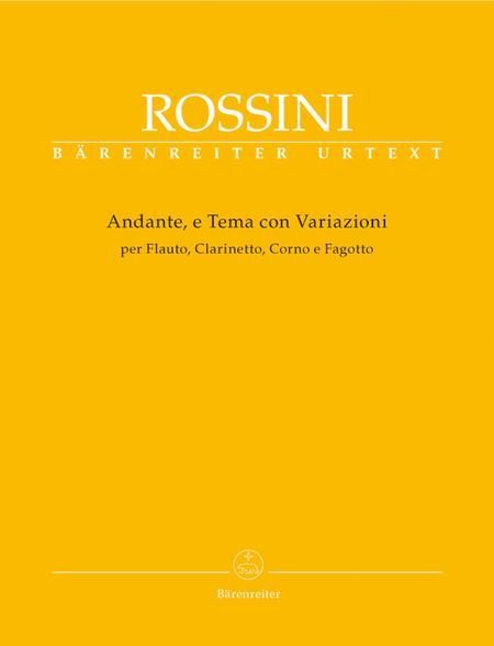 Andante, e Tema con Variazioni per Flauto, Clarinetto, Corno e Fagotto