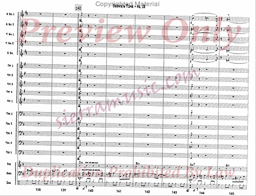 Bernie's Tune Bernie's Tune Jazz Ensemble scores gallery preview page 19
