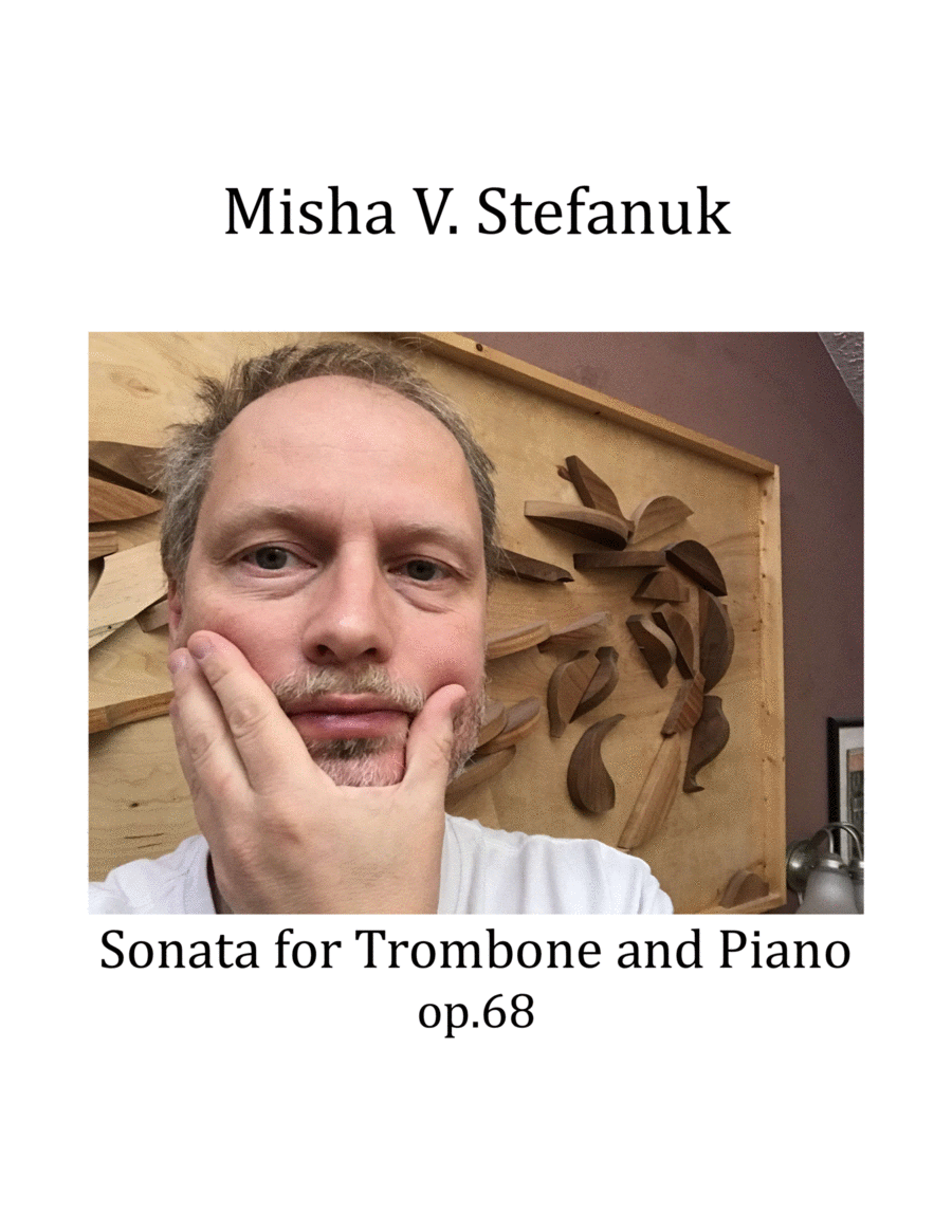 Sonata for Trombone and Piano op.68 Piano Accompaniment scores gallery preview page 1