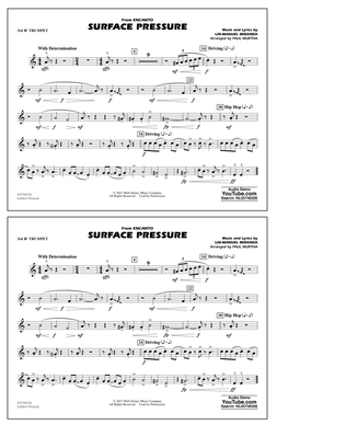 Book cover for Surface Pressure (from Encanto) (arr. Paul Murtha) - 3rd Bb Trumpet