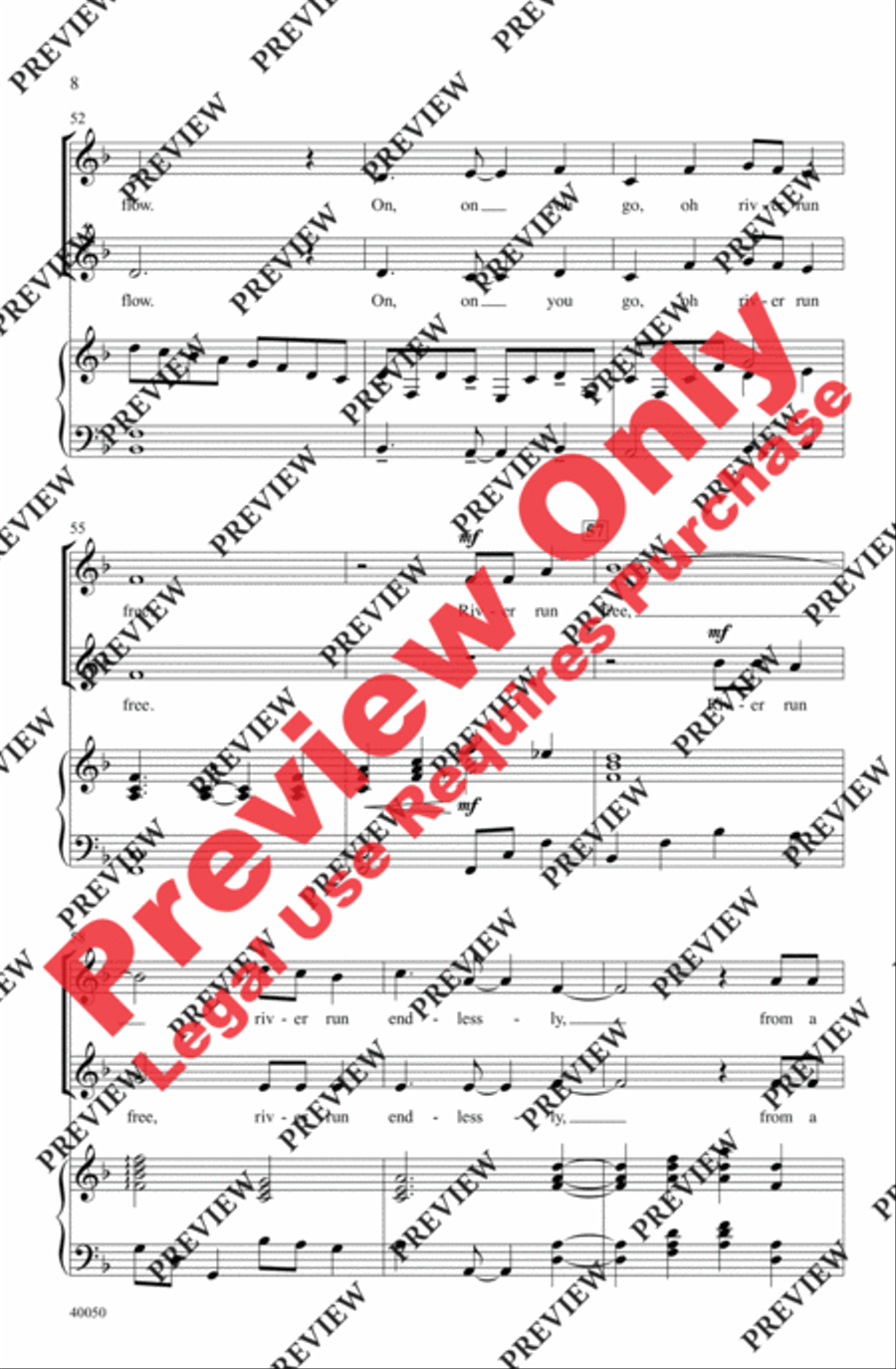 River Run Free 2-Part scores gallery preview page 8