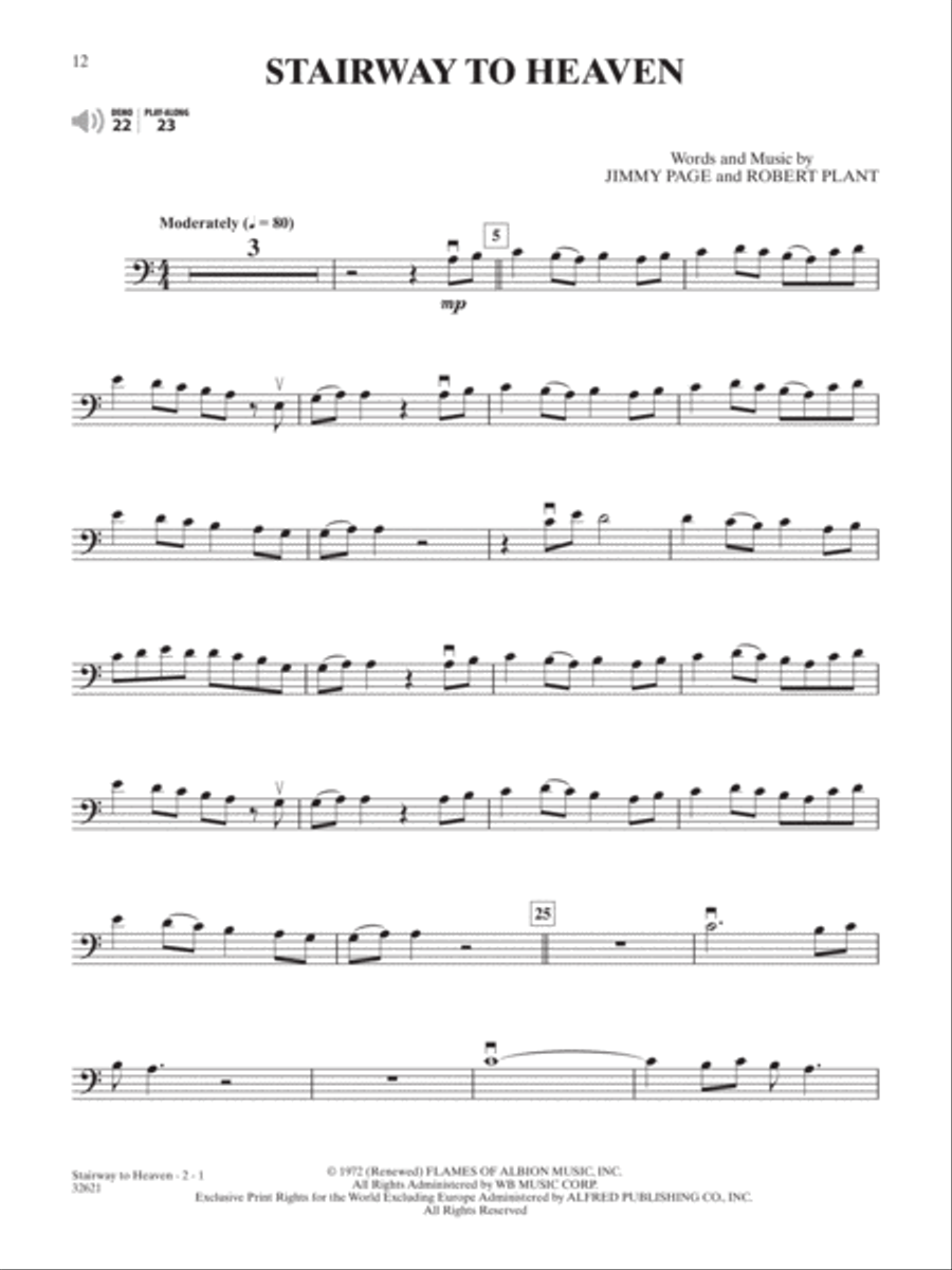 Easy Rock Instrumental Solos for Strings, Level 1 String Orchestra scores gallery preview page 6