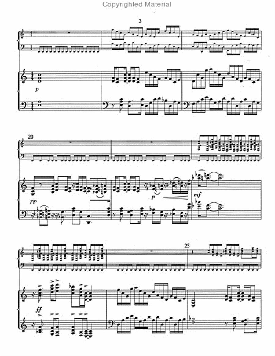 Concerto for Keyboards Piano scores gallery preview page 4