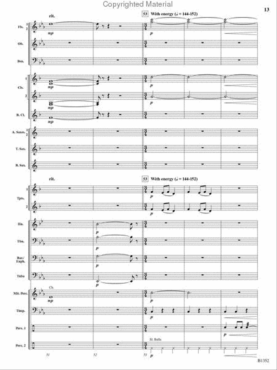 A Christmas Montage Concert Band scores gallery preview page 12