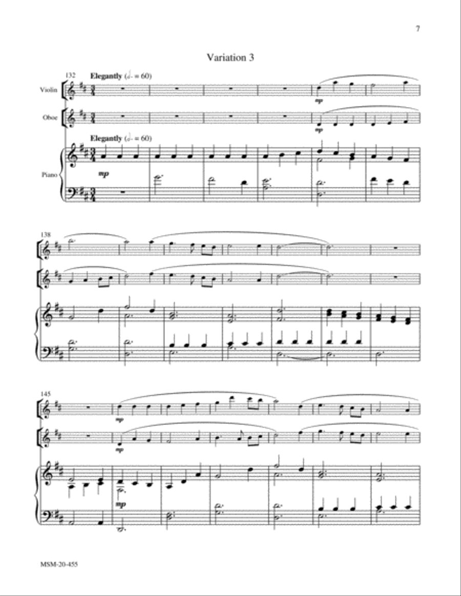 Awake, My Heart, with Gladness Piano Accompaniment scores gallery preview page 5