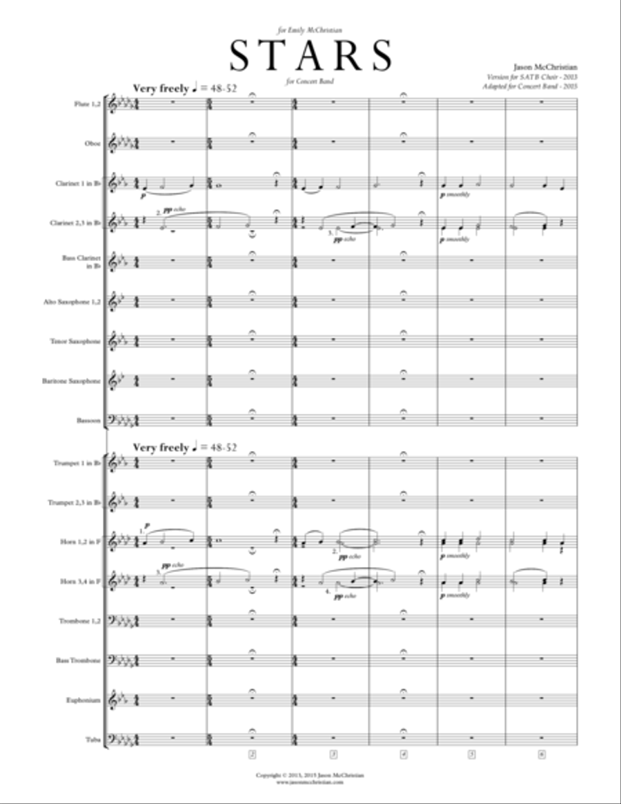 Stars - for Concert Band Stars - for Concert Band Concert Band scores gallery preview page 5