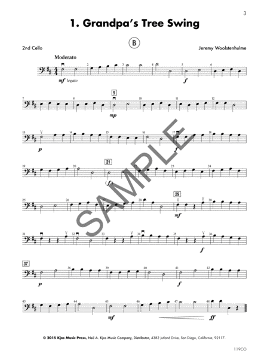 String Basics First Performance Ensembles - Book 1 - Cello Chamber Orchestra scores gallery preview page 4