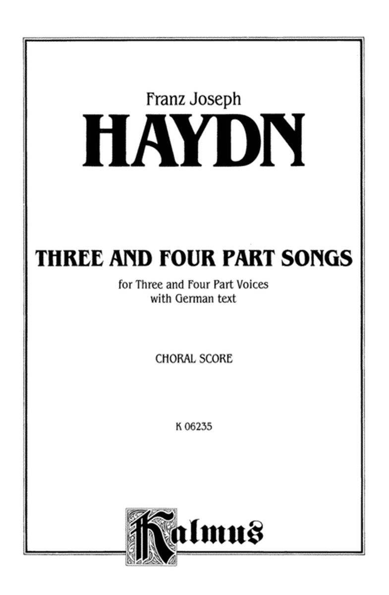 Three- and Four-Part Songs