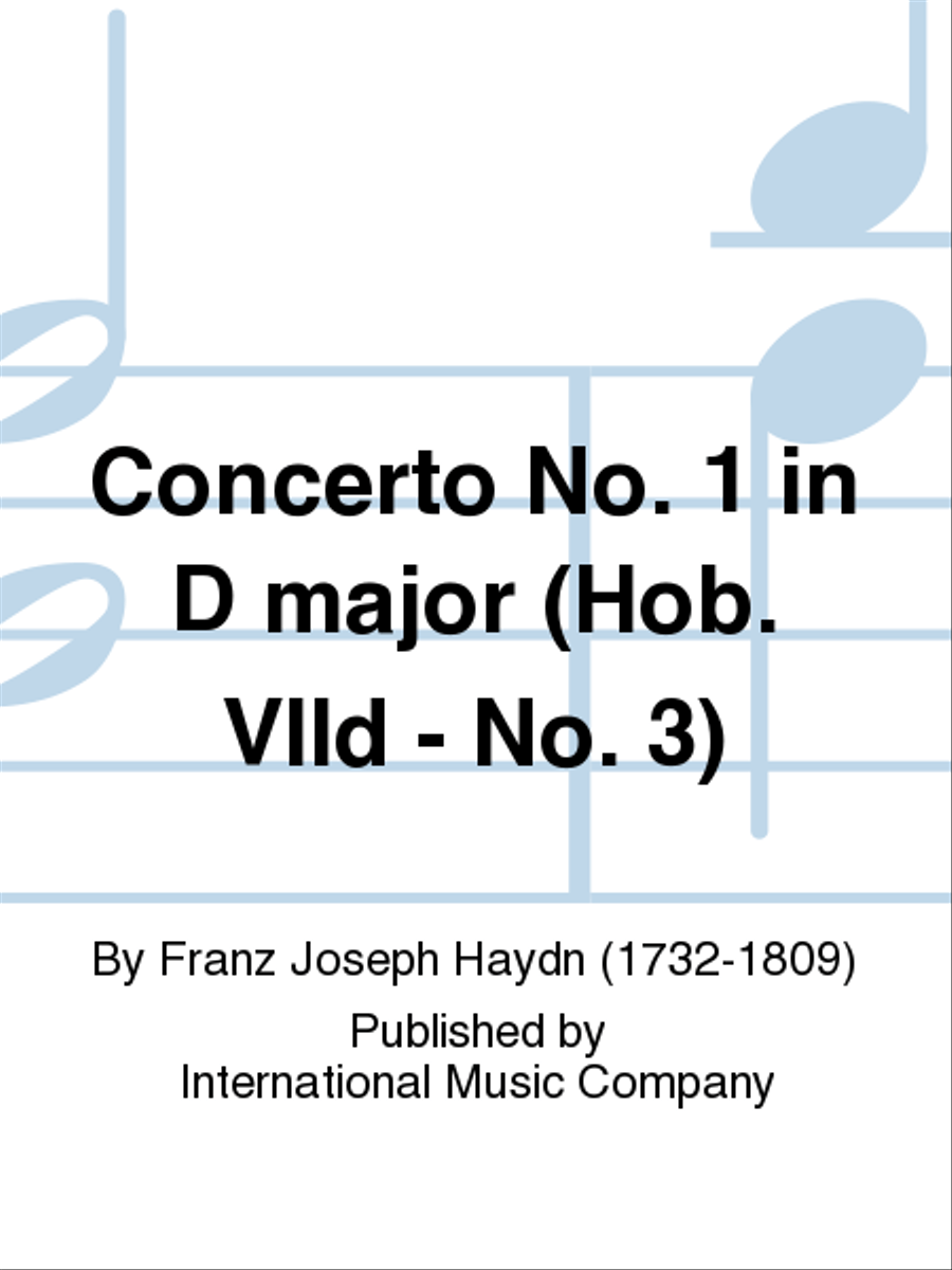 Concerto No. 1 In D Major (Hob. Viid: No. 3) Horn scores gallery preview page 1