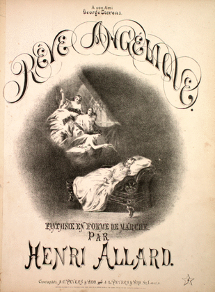 Book cover for Reve Angelique. Fantaisie En Frome De Marche