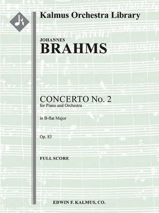 Concerto for Piano No. 2 in B-flat, Op. 83