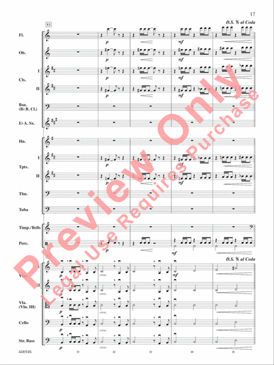 Romeo and Juliet Overture Full Orchestra scores gallery preview page 18